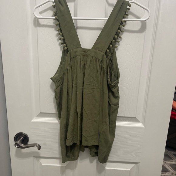 LOFT tank top, extra small green - Picture 10 of 11